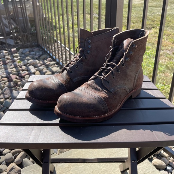 Red Wing 4590 Chocolate Muleskinner Iron Rangers - Picture 1 of 9